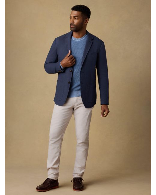 Faherty Brand Blue Movement&Trade; Linen Blazer for men
