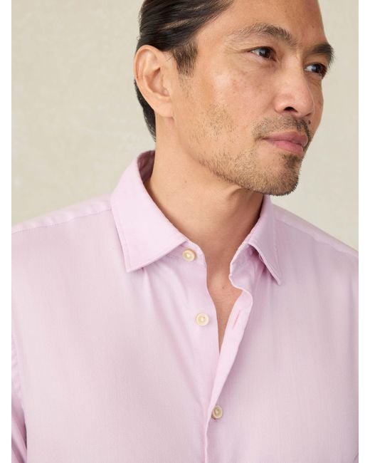 Faherty Brand Pink Movement&Trade; Monterey Shirt for men