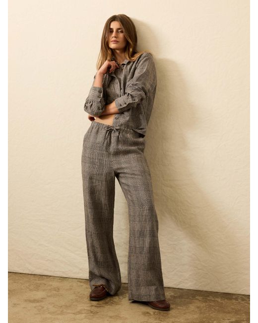 Faherty Brand Natural Laidback Linen Pants