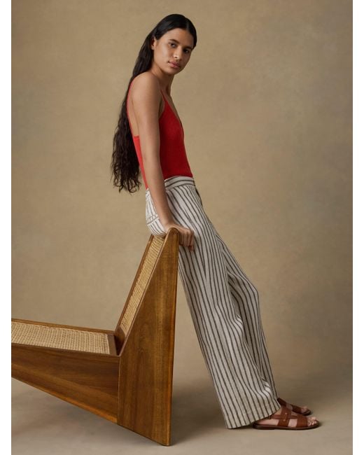 Faherty Brand Natural Sun Strider Linen Pants