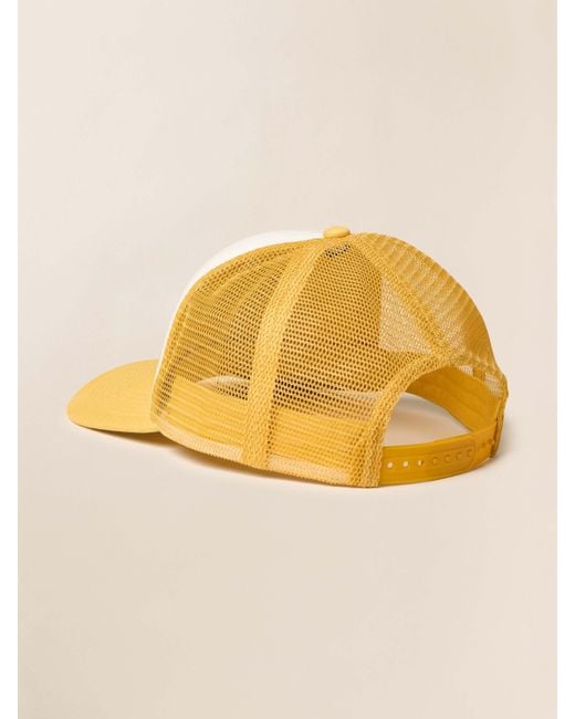 Faherty Brand Metallic Surf Shop Trucker Hat for men