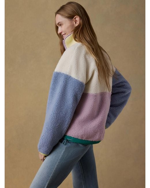 Faherty Brand Multicolor Fireside Fleece Pullover