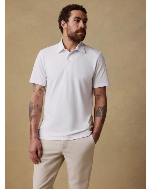 Faherty Brand Multicolor Short-Sleeve Movement&Trade; Pique Polo Shirt for men