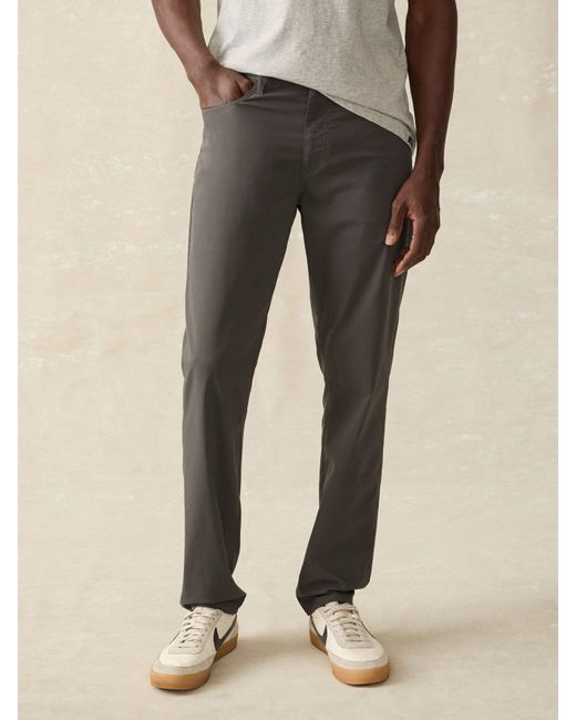 Faherty Brand Natural Movement&Trade; 5-Pocket Pants Athletic Fit for men