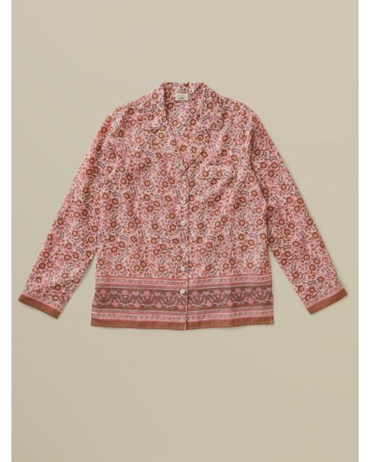 Faherty Brand Pink Pajama Pants Set