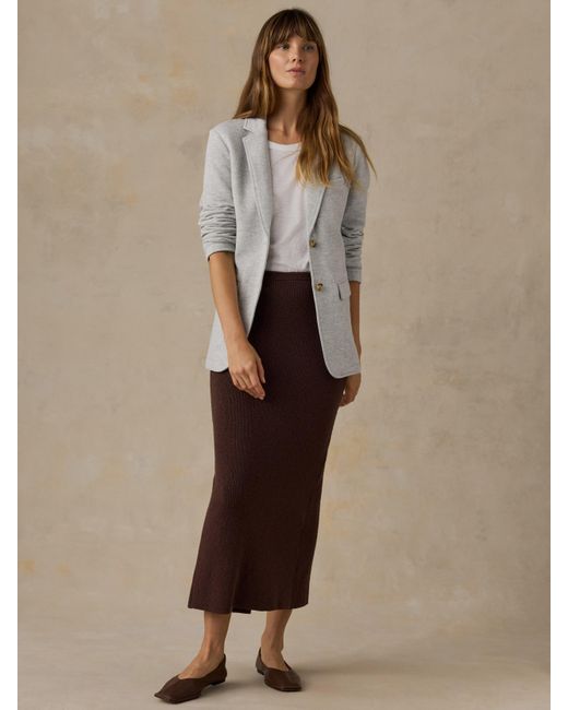 Faherty Brand Blue Inlet Knit Blazer