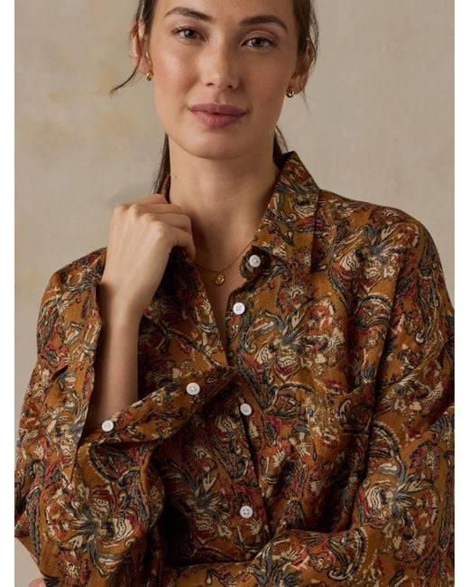 Faherty Brand Natural Linen Relaxed Shirt