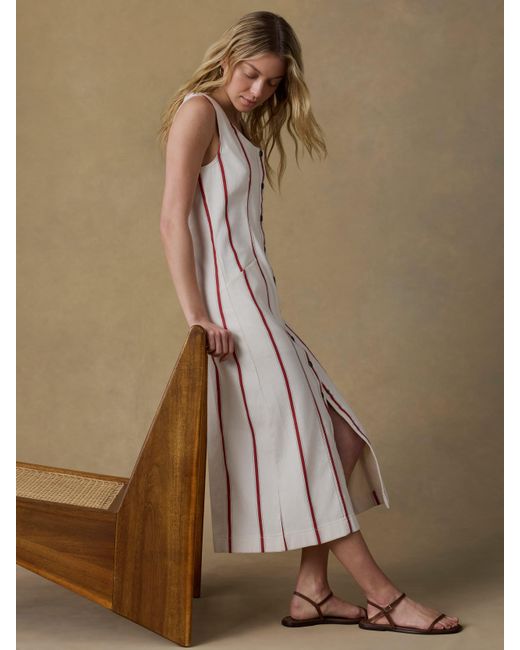 Faherty Brand Natural Tideweave Malibu Dress