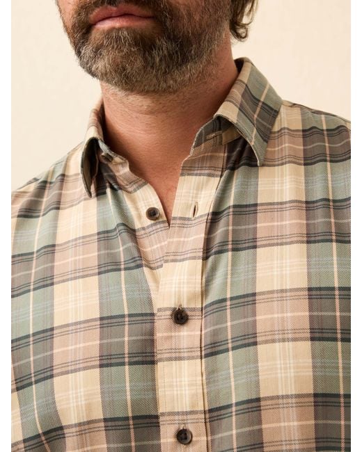 Faherty Brand Natural Soft Twill Movement&Trade; Shirt for men