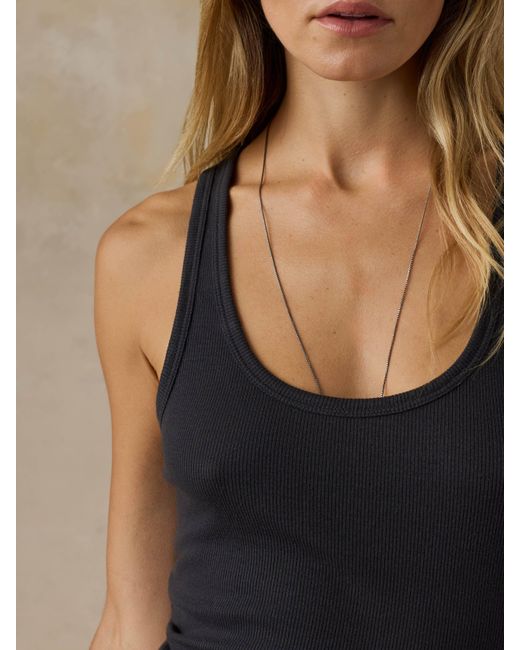 Faherty Brand Black Featherweight Freestyle Tank