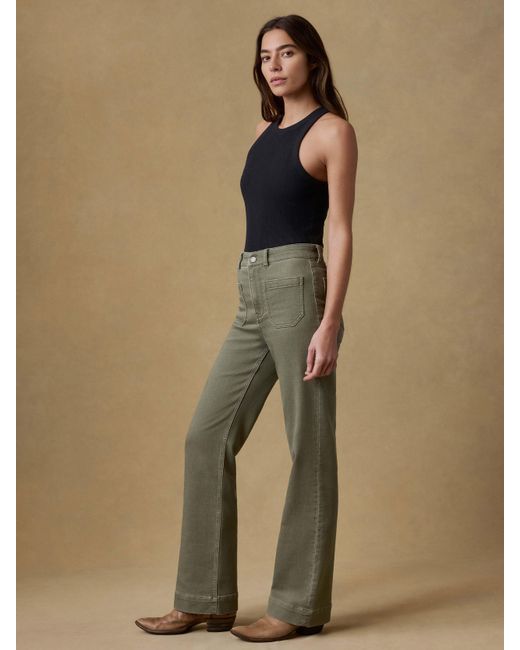 Faherty Brand Natural Stretch Terry Patch Pocket Pants