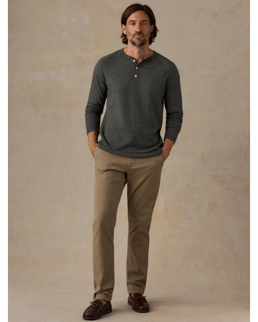 Faherty Brand Natural Coastline Chino Pants for men