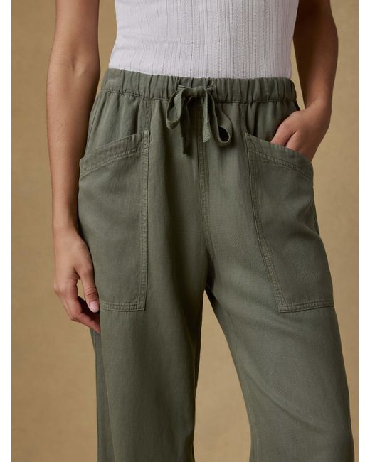 Faherty Brand Green Topanga Drape Pants