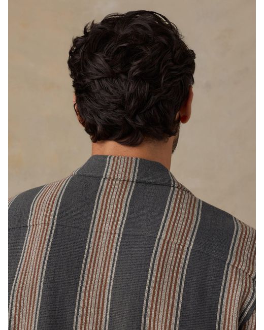 Faherty Brand Brown Short-Sleeve Oasis Camp Shirt for men