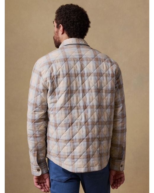 Faherty Brand Brown Northwoods Shirt Jacket for men