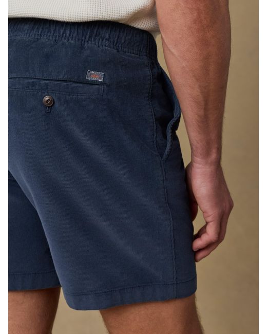 Faherty Brand Natural Essential Corduroy Short for men