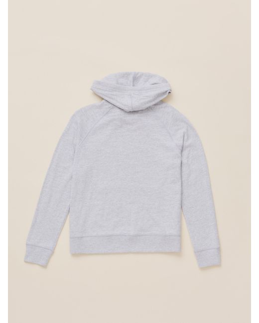 Faherty Brand Gray Sunwashed Organic Hoodie