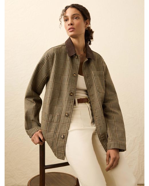 Faherty Brand Natural High Ridge Twill Studio Jacket