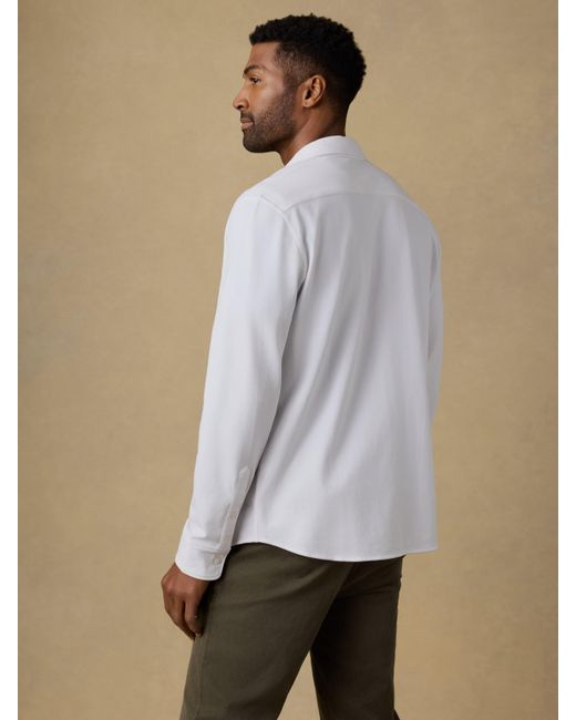 Faherty Brand Natural Field Knit Shirt for men