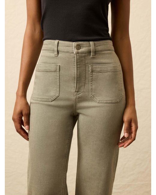 Faherty Brand Natural Stretch Terry Patch Pocket Pants