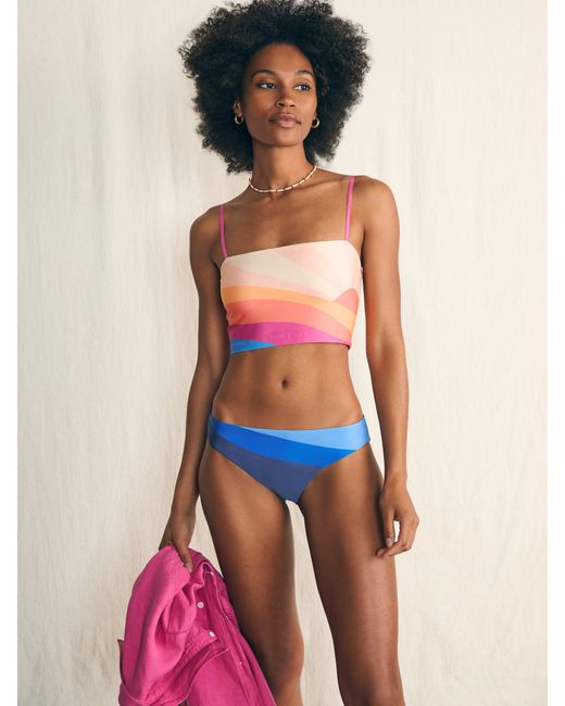 Faherty Brand Multicolor Seascape Bikini Bottom