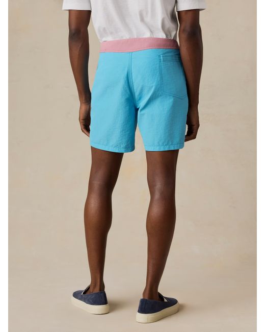 Faherty Brand Blue X Quiksilver Boardshort for men