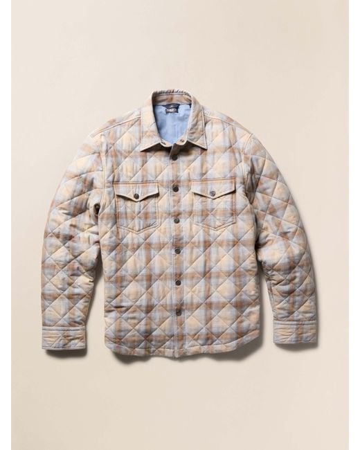 Faherty Brand Brown Northwoods Shirt Jacket for men