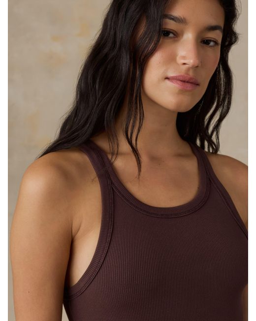 Faherty Brand Brown Surfside Rib Tank
