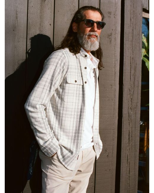 Faherty Brand Brown Legend&Trade; Sweater Shirt for men