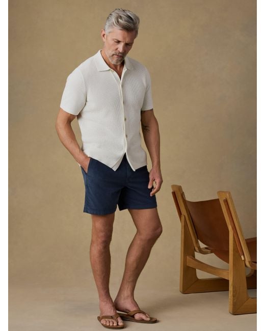 Faherty Brand Natural Essential Corduroy Short for men