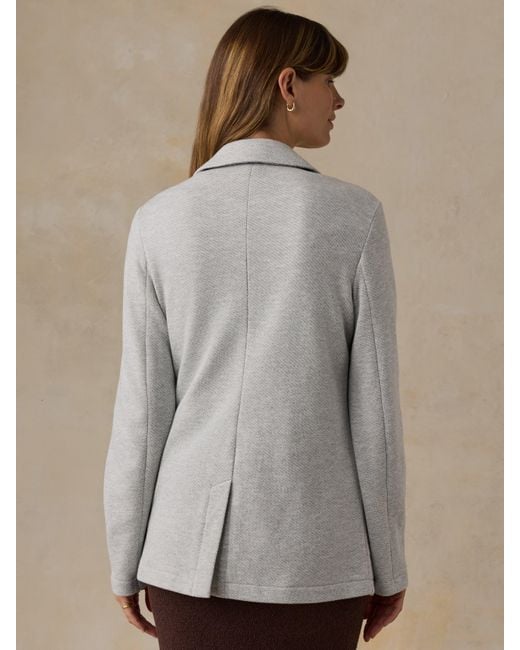 Faherty Brand Blue Inlet Knit Blazer