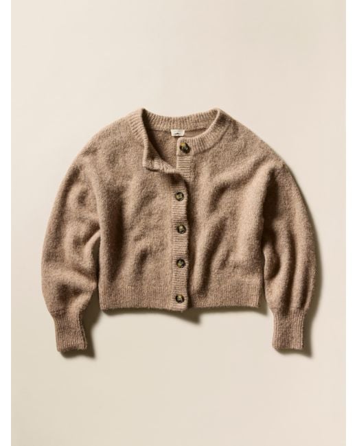 Faherty Brand Blue Alpine Cozy Cardigan