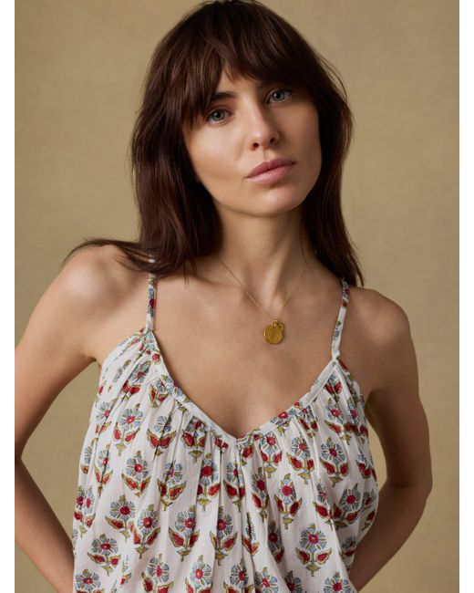 Faherty Brand Blue Suki Cami