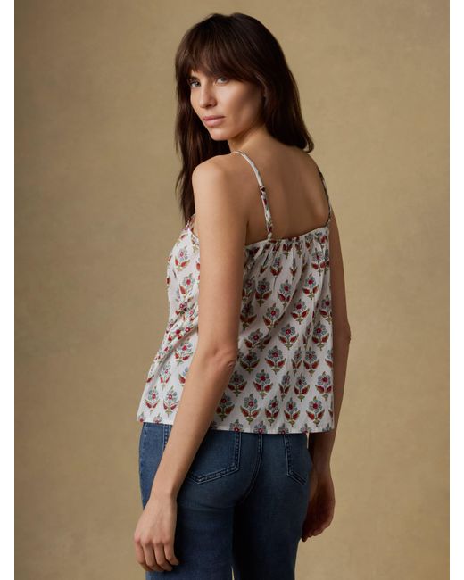 Faherty Brand Blue Suki Cami