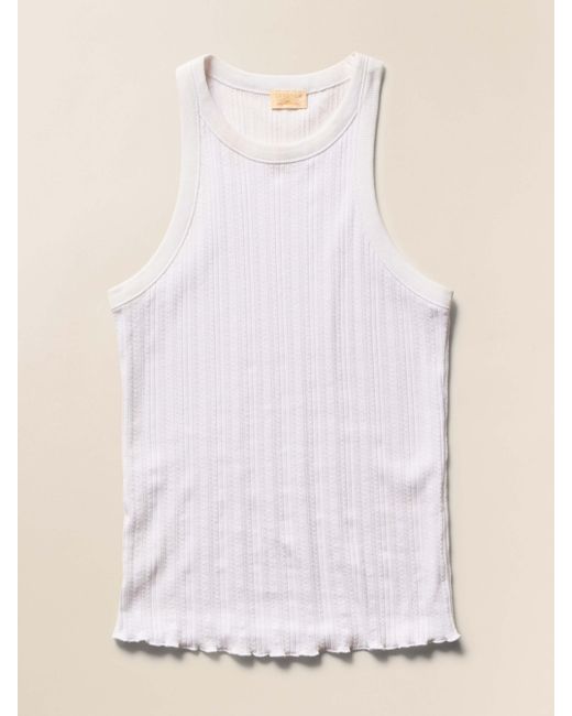 Faherty Brand Natural Paradise Pointelle Tank