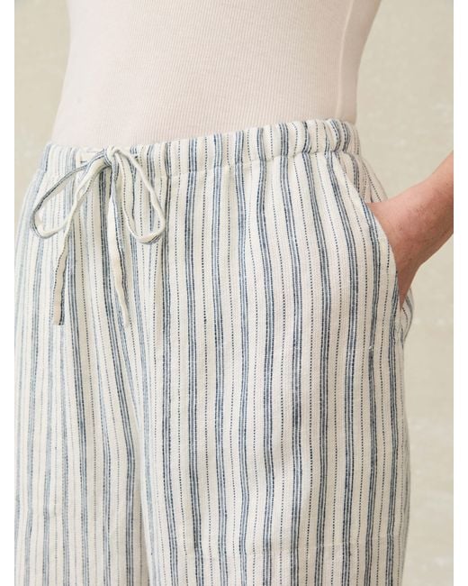 Faherty Brand Brown Laidback Linen Pants