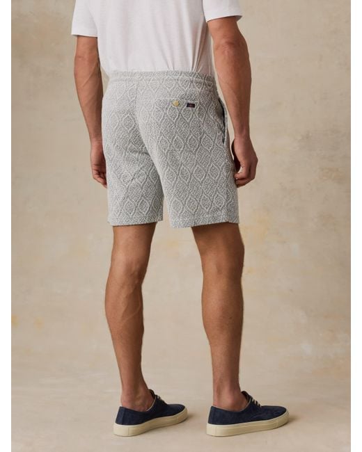 Faherty Brand Natural Oasis Drawstring Short for men