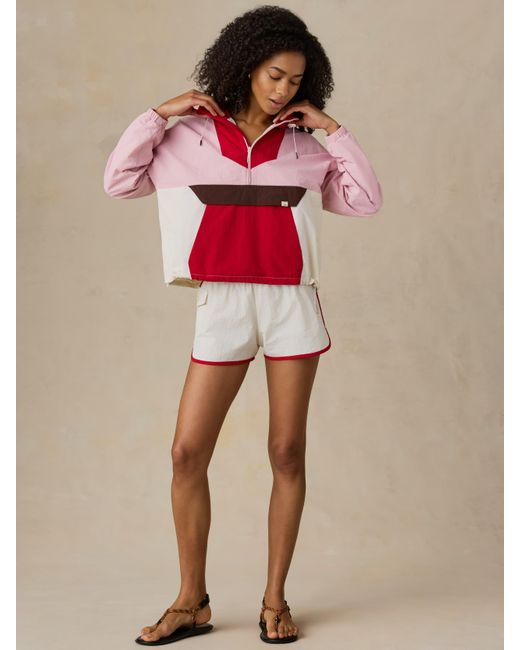 Faherty Brand Pink Shorelite Active Windbreaker Jacket