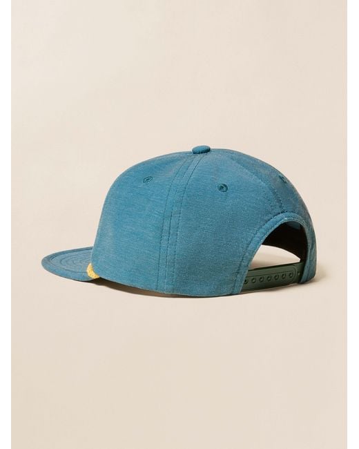 Faherty Brand Blue Surf Ghana All Day Flag Hat for men