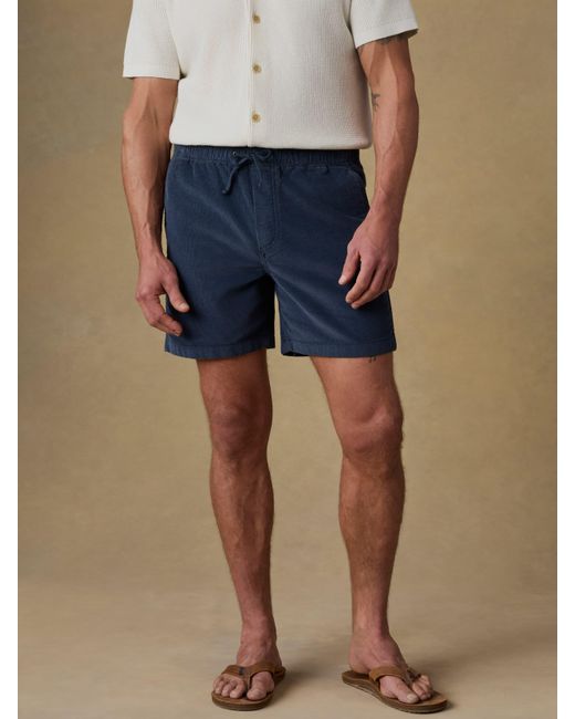 Faherty Brand Natural Essential Corduroy Short for men