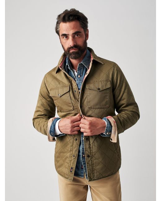 Faherty Cotton B.yellowtail X Reversible Bondi Jacket for Men - Lyst