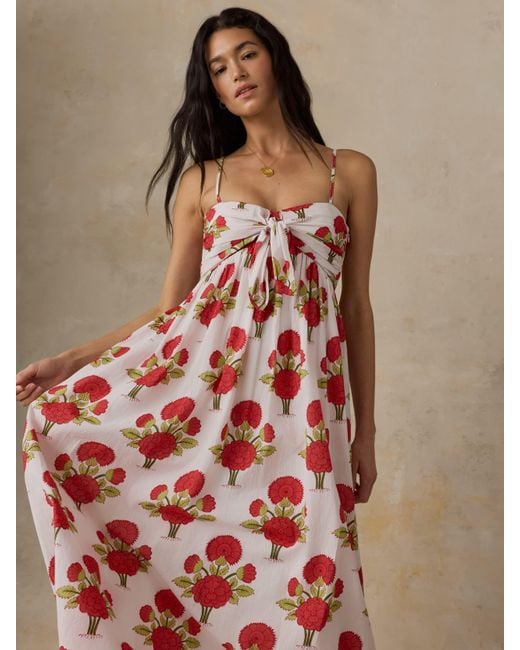 Faherty Brand Multicolor Voile Alexi Dress