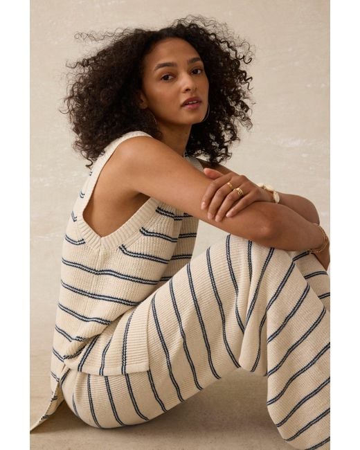 Faherty Brand Natural Miramar Linen Sweater Pants