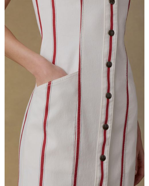 Faherty Brand Natural Tideweave Malibu Dress