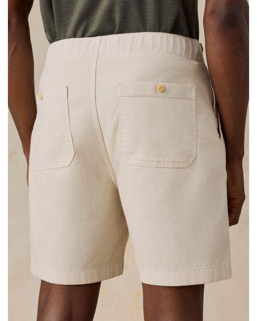 Faherty Brand Natural Dune Utility Short for men