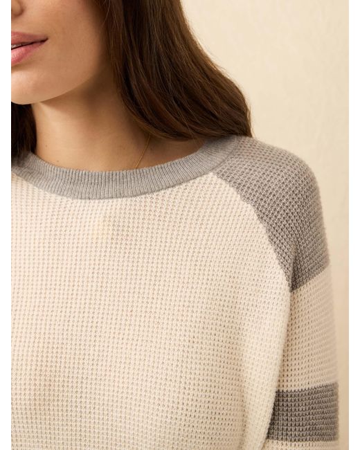 Faherty Brand Natural Throwback Crew Sweater