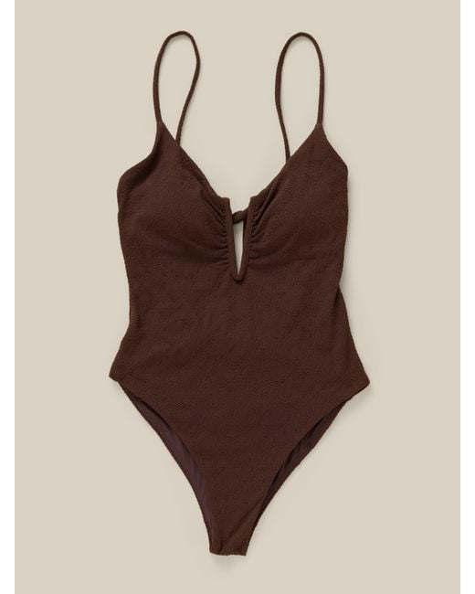 Faherty Brand Brown Riviera One Piece