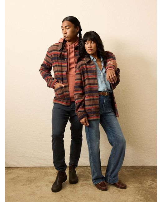 Faherty Brand Multicolor High Ridge Twill Studio Jacket