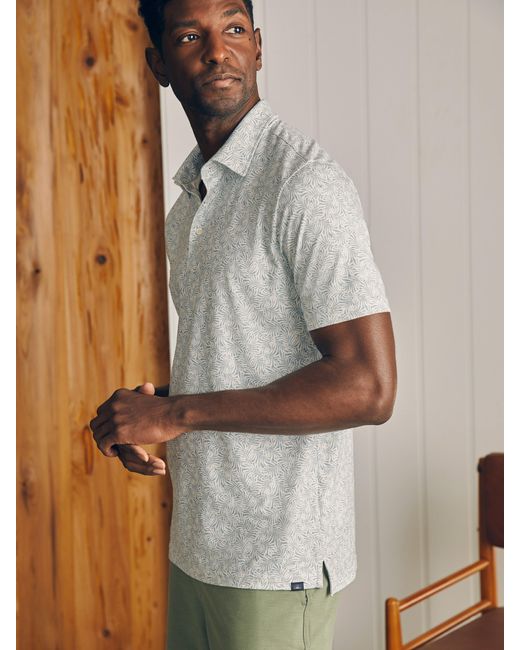 Faherty Brand Multicolor Short-sleeve Breeze Shirt for men