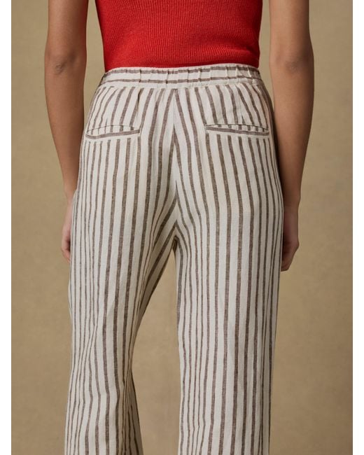 Faherty Brand Natural Sun Strider Linen Pants
